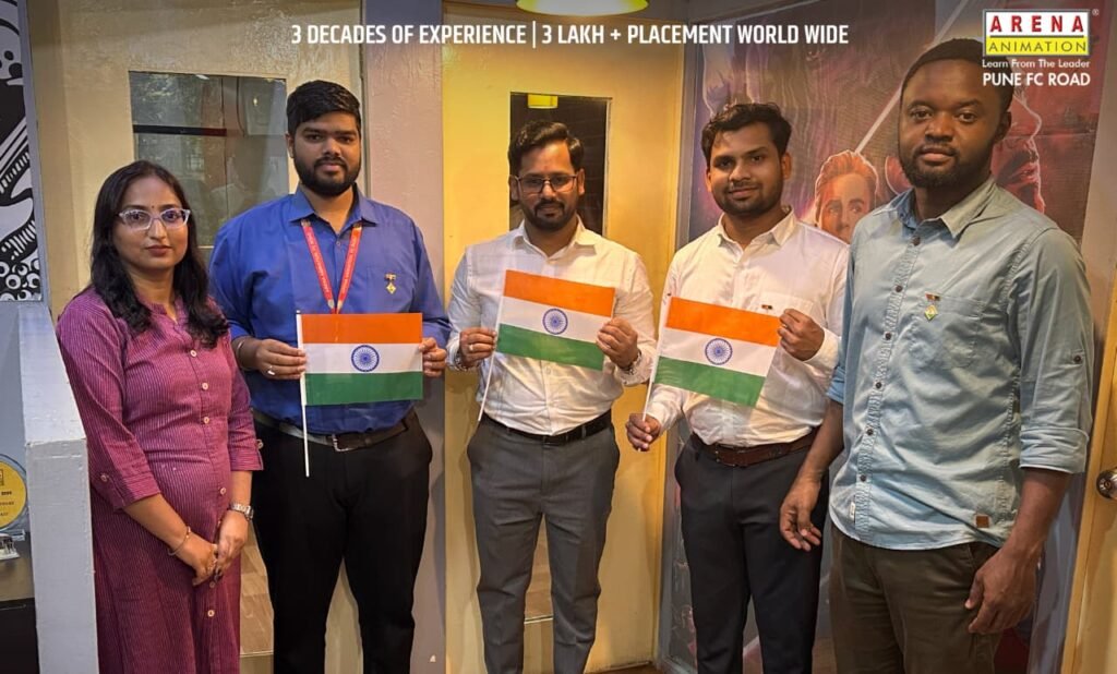 अरेना अनिमेशन एफ.सी.रोड, पुणे चा ‘हर घर तिरंगा’ उपक्रमात अभिमानाने सहभाग