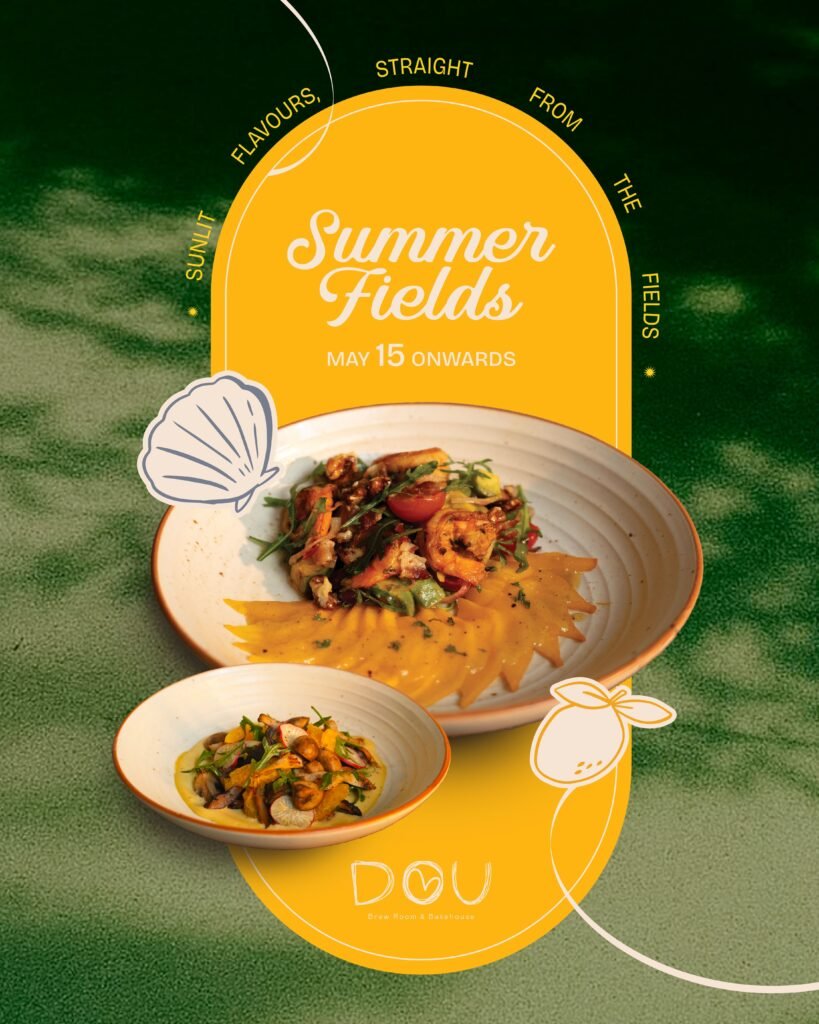 DOU Brew Room & Bakehouse Presents “Summer Fields” — A Seasonal Celebration of Fresh Flavours and Shared Dining